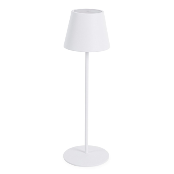 Lampada da tavolo led Bizzotto Etna bianco H38cm
