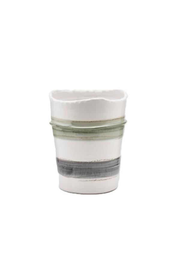 Vaso Fenice EDG H32cm D28cm in ceramica