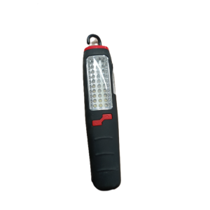 Torcia rosso/nera  30+7 led pile c art. 630030