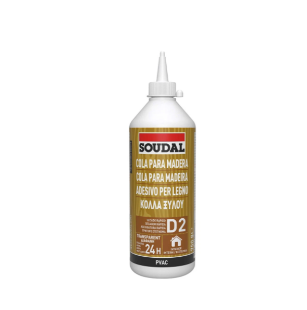 Colla istantanea Soudal per legno D2 750gr Art. 117835
