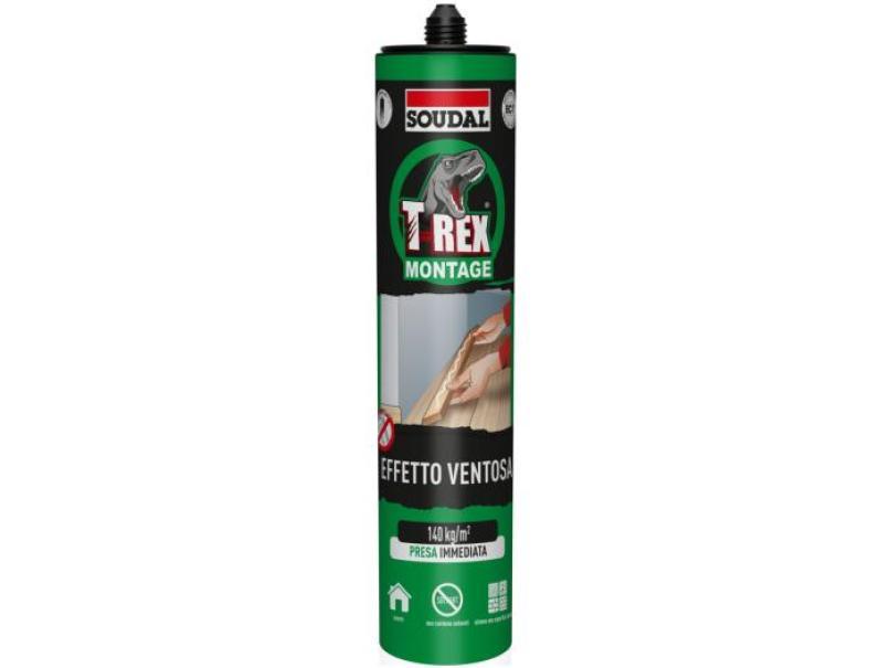 T-Rex Montage Soudal effetto ventosa 310ml 380g