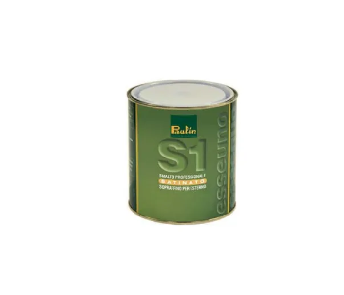 Smalto satinato bianco S1 Paulin per esterno 750ml