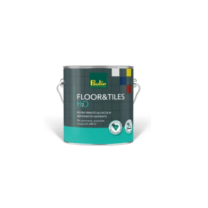 Resina smalto per pavimenti e piastrelle  floor&tiles bianco 750ml