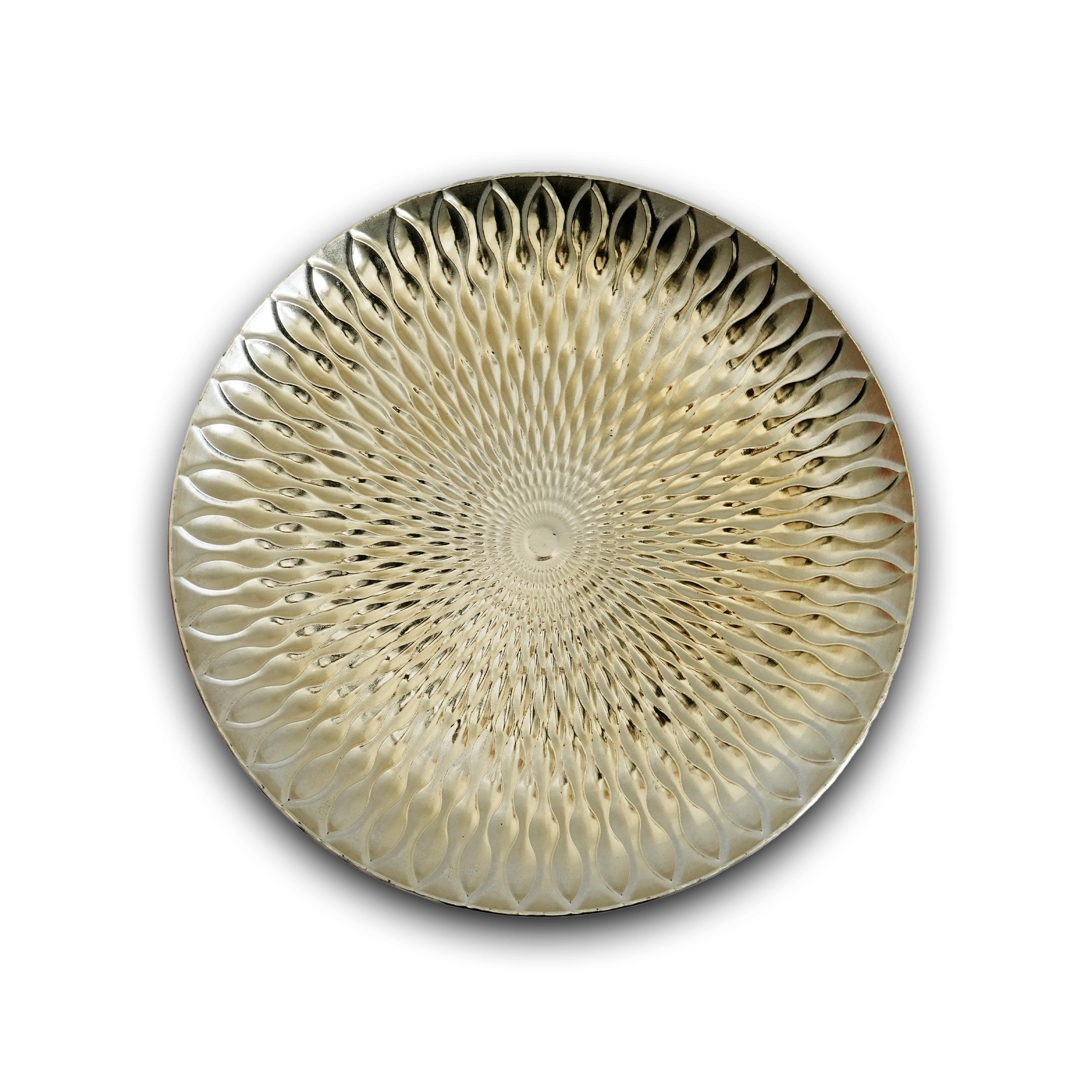 Sottopiatto Arpimex in plastica colore oro 32cm 
