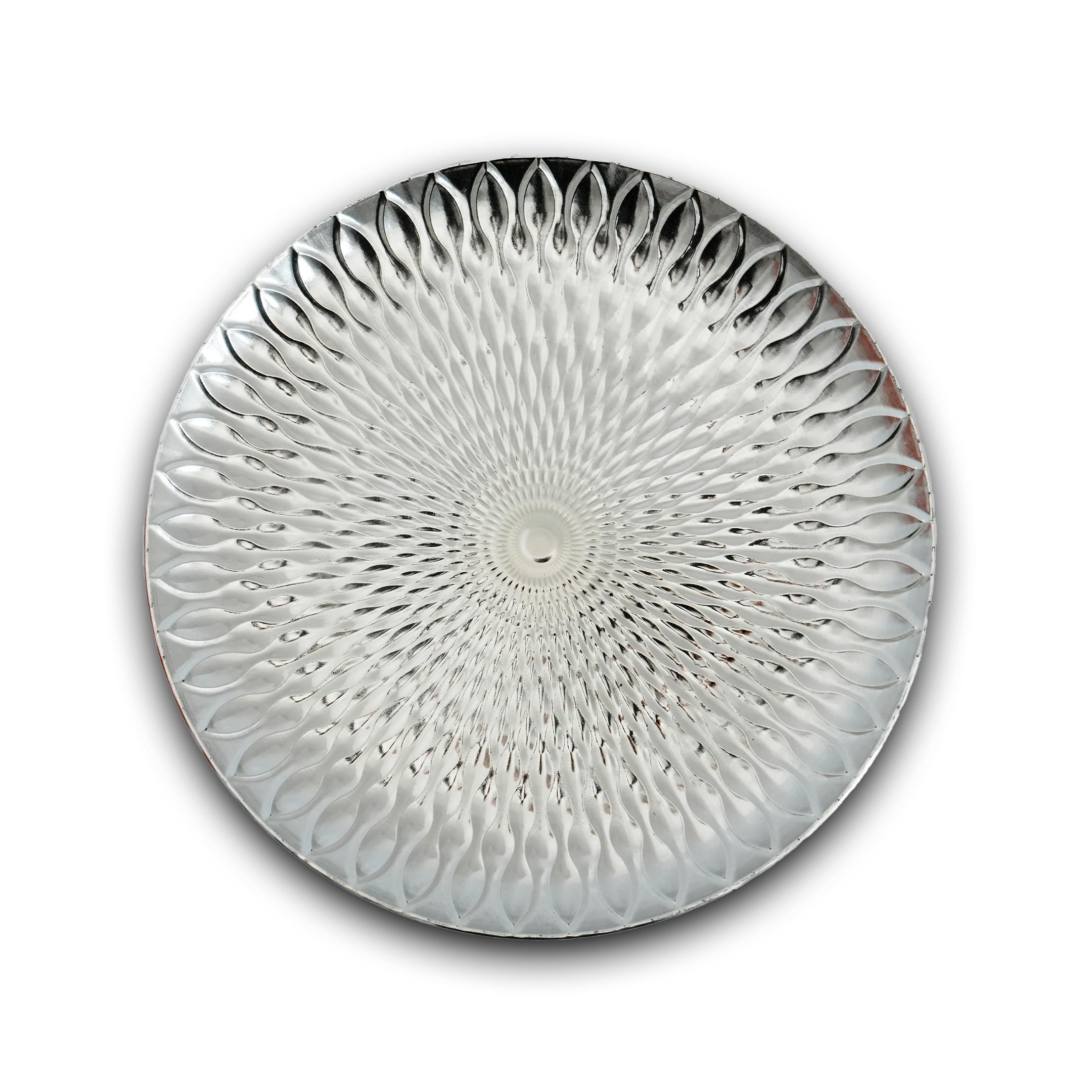 Sottopiatto Arpimex in plastica colore argento 32cm 