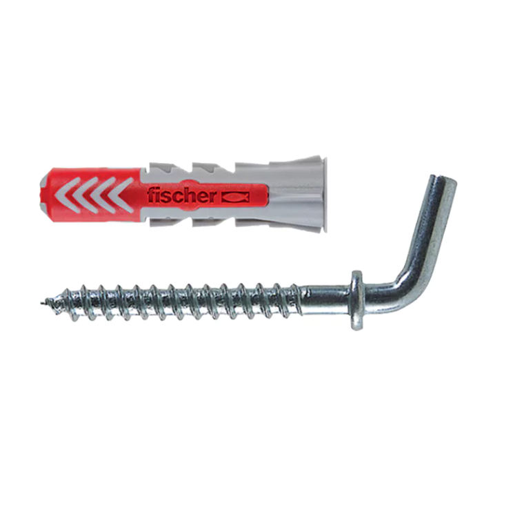 Tassello con gancio corto Fischer DuoPower 6/8 Blister
