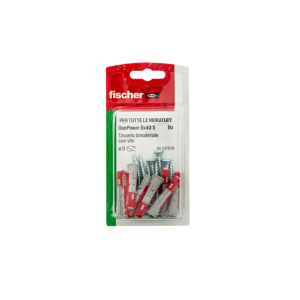 Tassello con vite duopower 8 s  blister