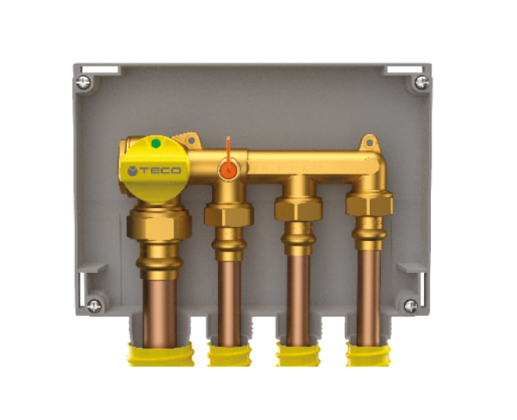 collettore-gas-teco-mono-intercettazione-tre-vie-K2.4-K204DC10100-01 Collettore gas Teco mono intercettazione tre vie K2.4 K204DC10100