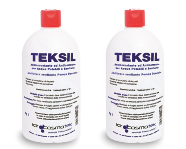 idrocosmotek flacone teksil per dosatori a liquido anticorrosivo e antincrostante idrocosmotek pz 2 - foto 1