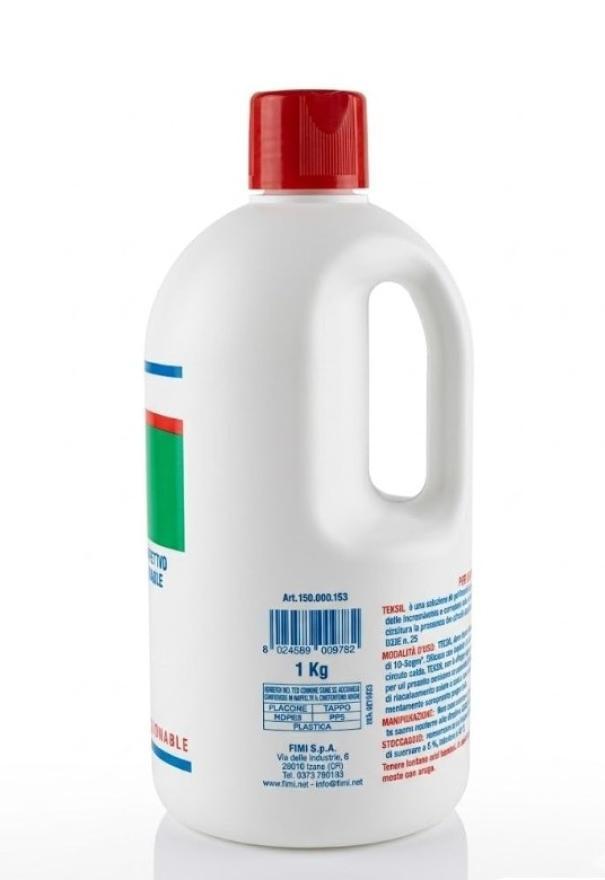 Flacone Teksil per dosatori a liquido anticorrosivo e antincrostante Idrocosmotek