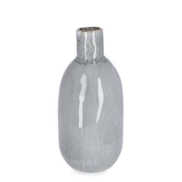 Vaso Iku Bizzotto azzurro H29cm in ceramica