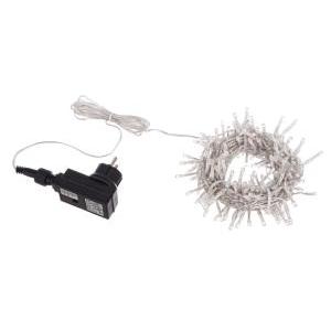Catena luci  300 multicolore 3mm con filo trasparente ip44