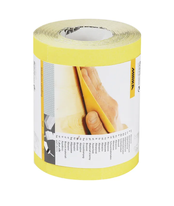 Rotolo abrasivo avomax Mirka 115mm x 5metri P120