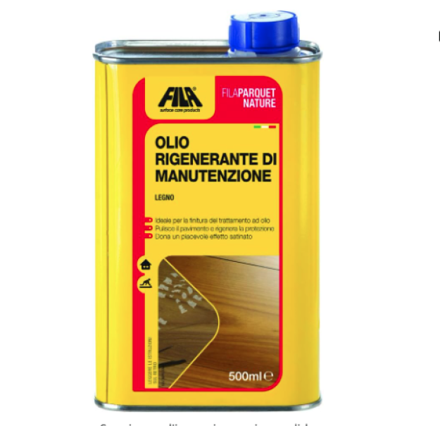Olio rigenerante di manutenzione Fila Parquet nature 500ml