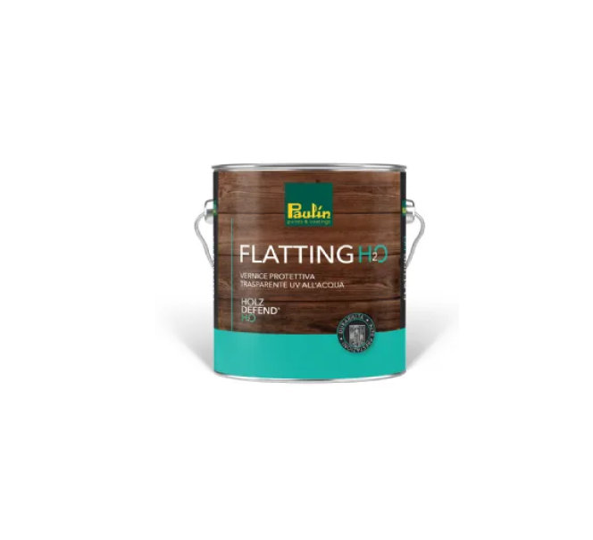 Finitura trasparente allu2019acqua per legno Paulin Flatting h2O opaca 750ml