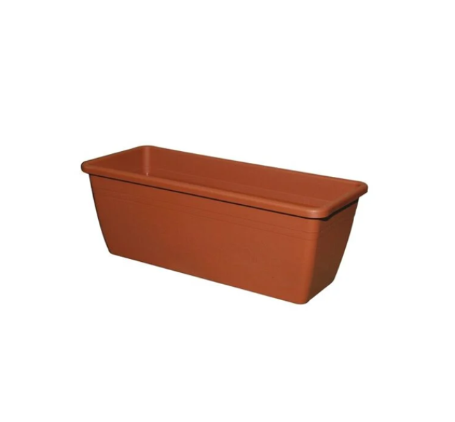 Cassetta miramare terracotta in plastica Deroma 50cm 