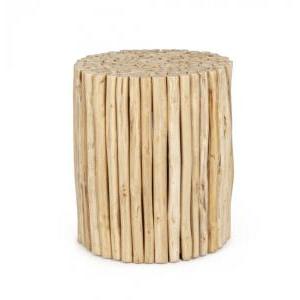 Tavolino guadalupe  naturale h40cm d. 35cm