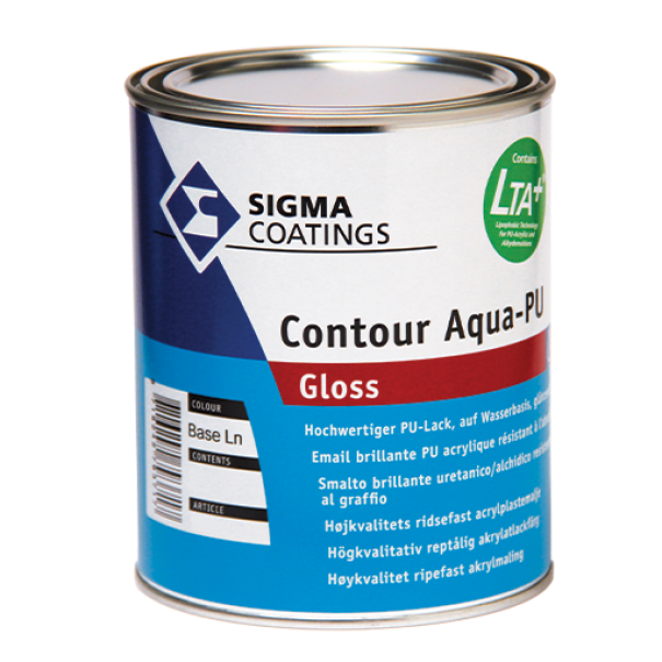 Smalto lucido allu2019acqua Sigma contour aqua pu gloss bianco 2.5 litri