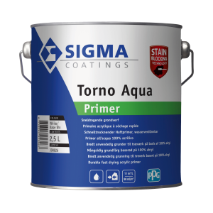Primer all’acqua acrilico per legno e pvc  torno aqua primer bianco 2.5 litri