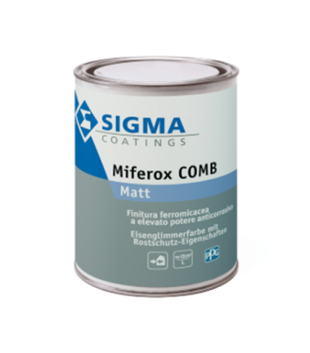Finitura ad effetto ferromicaceo Sigma miferox comb grigio 02 2.5 litri