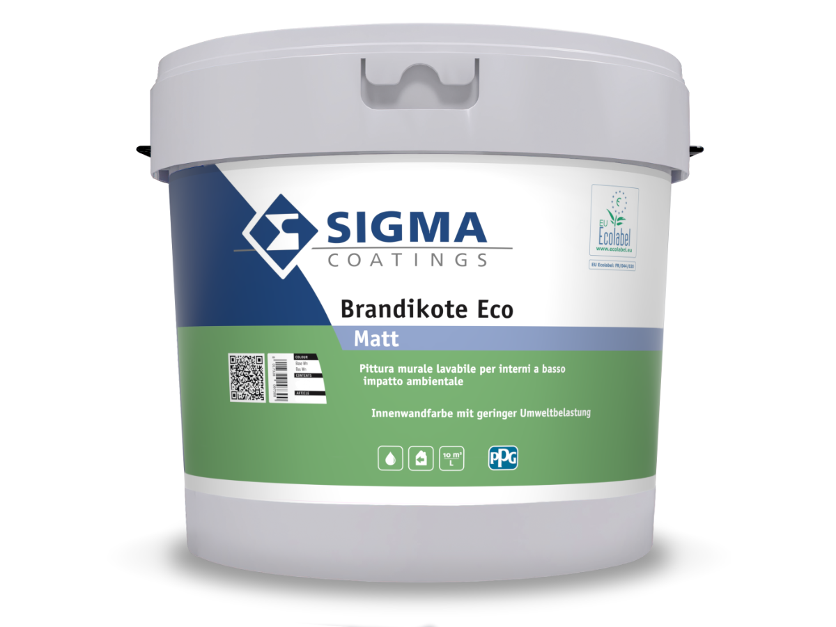 Pittura lavabile per interni Sigma Brandikote eco wn 1 litro