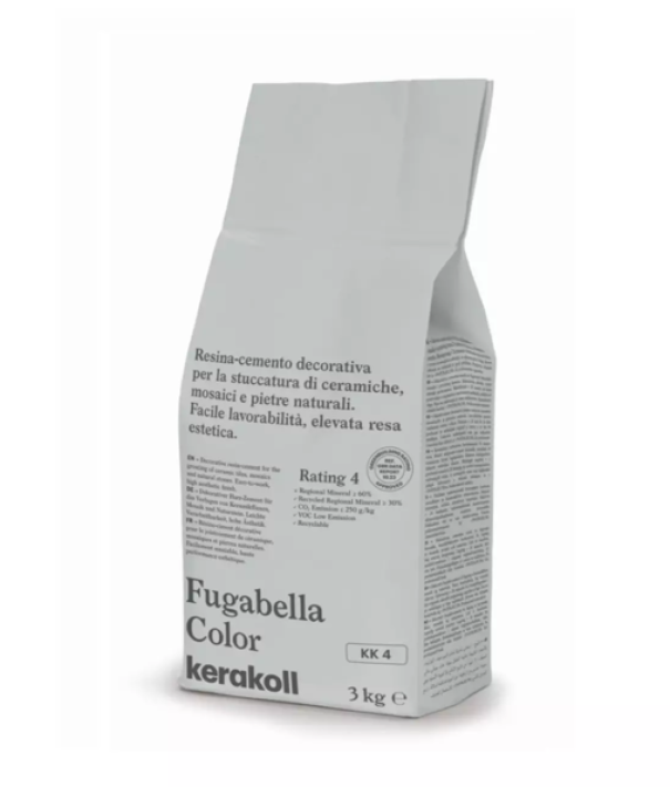 Stucco per fughe Kerakoll Fugabella KK 4 grigio chiaro 3kg