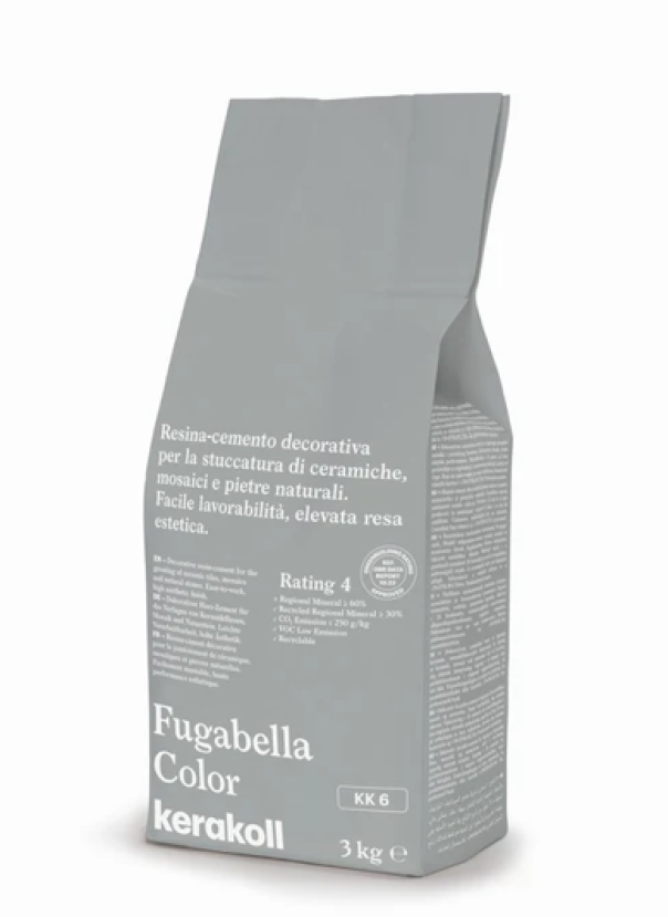Stucco per fughe Kerakoll Fugabella KK 6 grigio argento 3kg