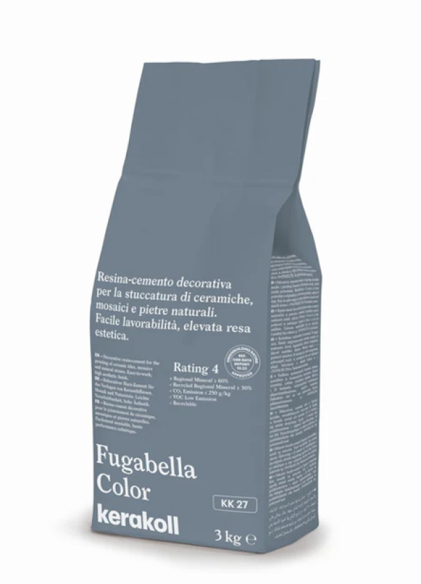 Stucco per fughe Kerakoll Fugabella KK 27 azzurro 3kg