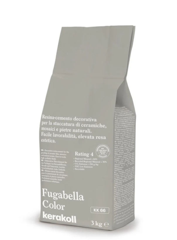 Stucco per fughe Kerakoll Fugabella KK 66 grigio chiaro 3kg