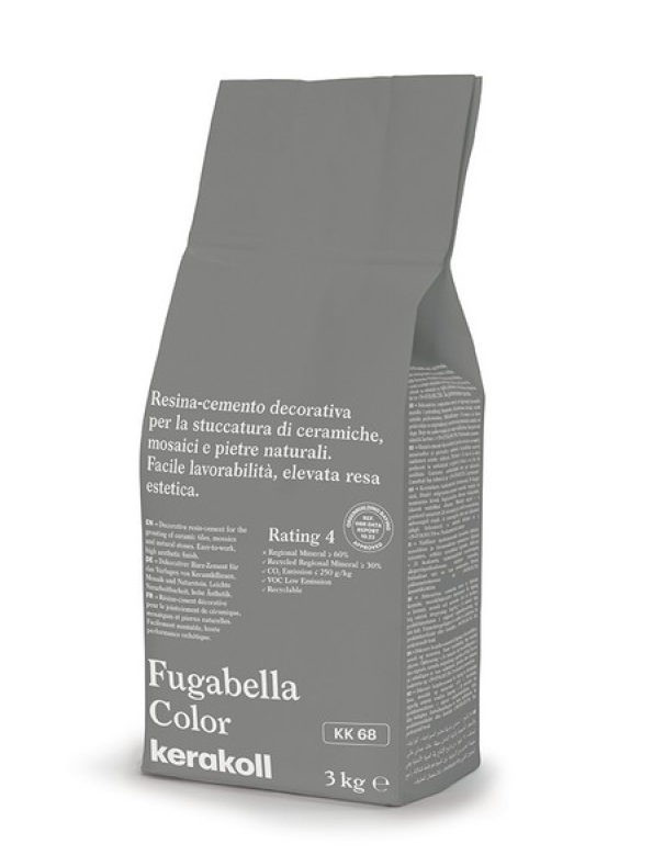 Stucco per fughe Kerakoll Fugabella KK 68 grigio 3kg