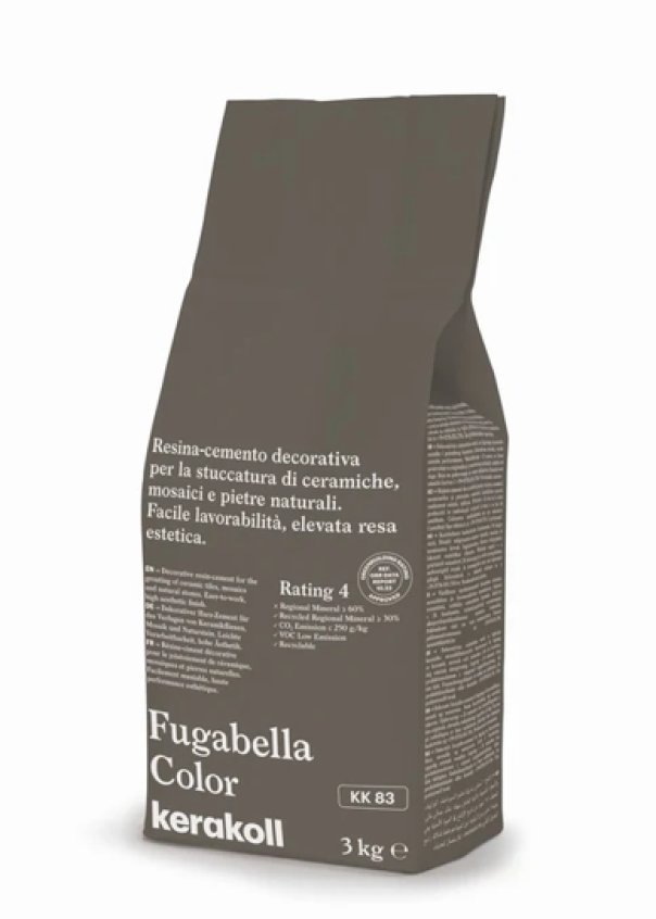 Stucco per fughe Kerakoll Fugabella KK 83 grigio tortora 3kg