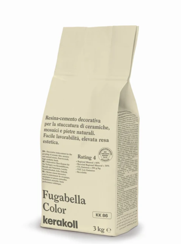 Stucco per fughe Kerakoll Fugabella KK 86 avorio 3kg