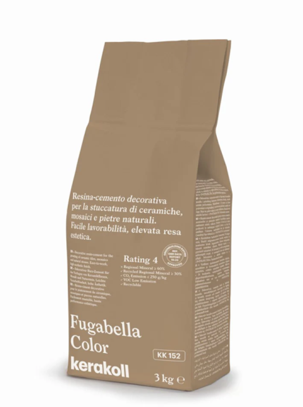 Stucco per fughe Kerakoll Fugabella KK 152 marrone 3kg