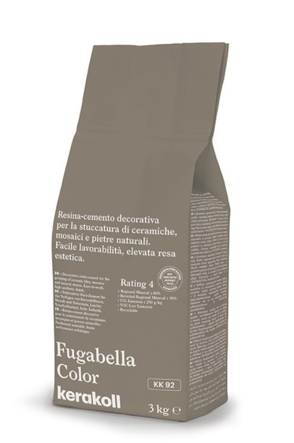 Stucco per fughe Kerakoll Fugabella KK 92 marrone chiaro 3kg