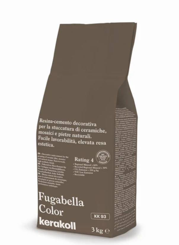 Stucco per fughe Kerakoll Fugabella KK 93 marrone 3kg