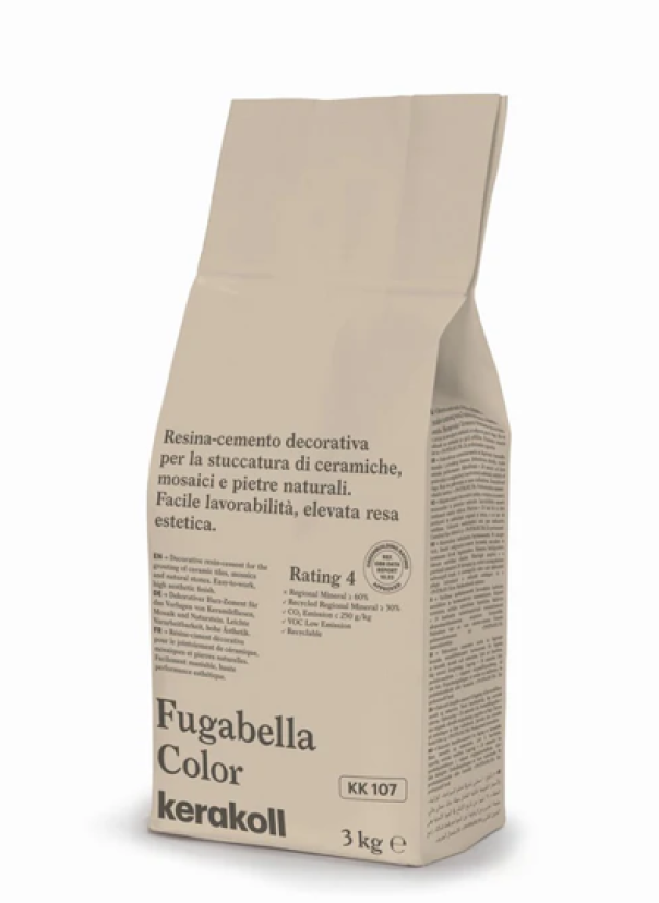 Stucco per fughe Kerakoll Fugabella KK 107 avorio 3kg