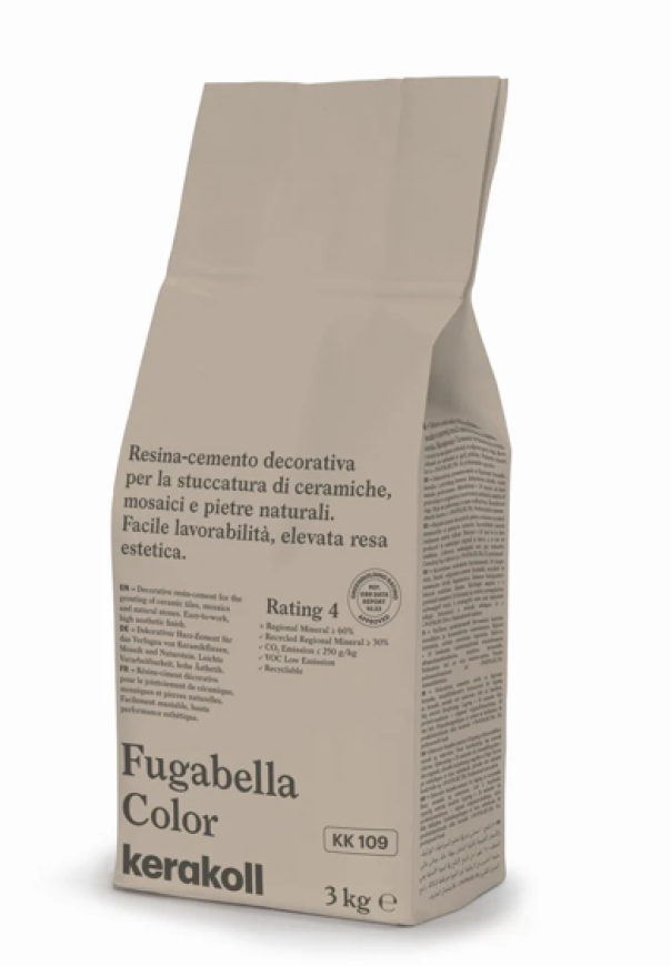 Stucco per fughe Kerakoll Fugabella KK 109 tortora 3kg