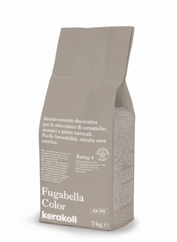 Stucco per fughe Kerakoll Fugabella KK 110 tortora 3kg