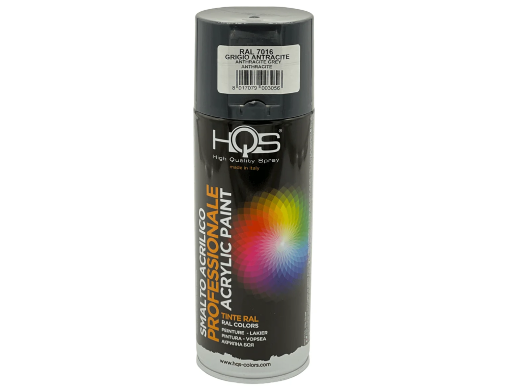 Bomboletta spray HQS Colorpack grigio antracite RAL7016 400ml