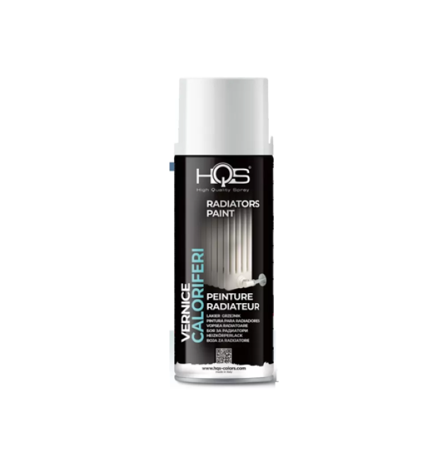 Bomboletta spray HQS Colorpack per radiatori bianca 400ml