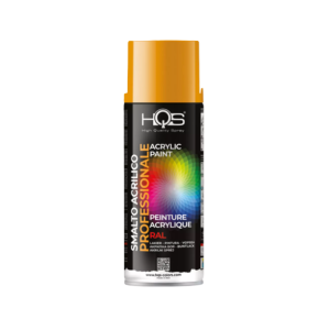 Bomboletta spray hqs  giallo cromo ral1007 400ml
