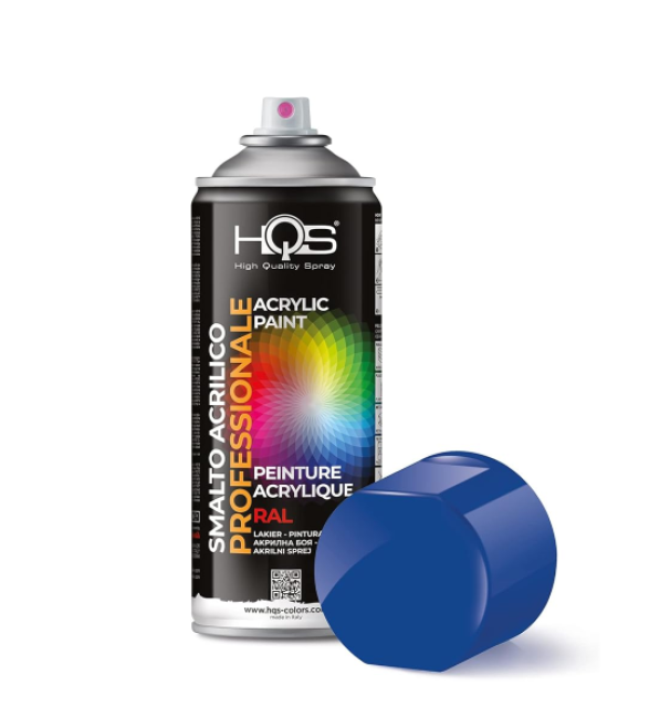 Bomboletta spray HQS Colorpack blu segnale RAL5005 400ml