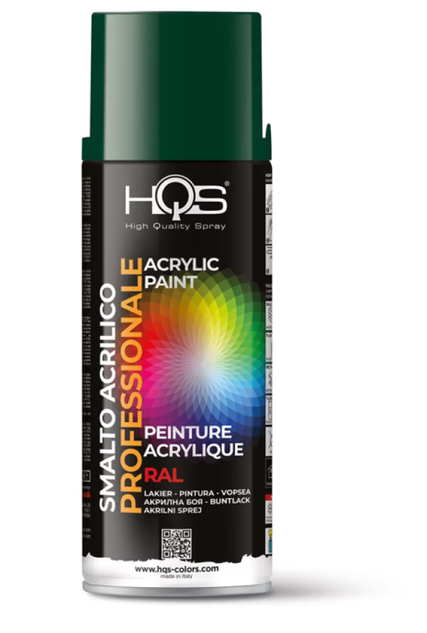 Bomboletta spray HQS Colorpack verde muschio RAL6005 400ml