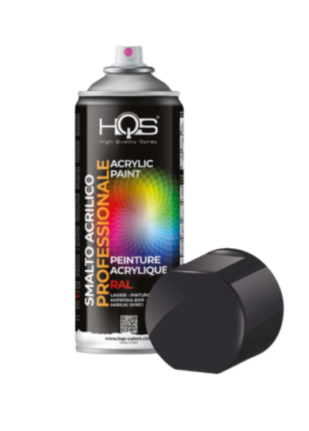 Bomboletta spray HQS Colorpack marrone grigio RAL8019 400ml