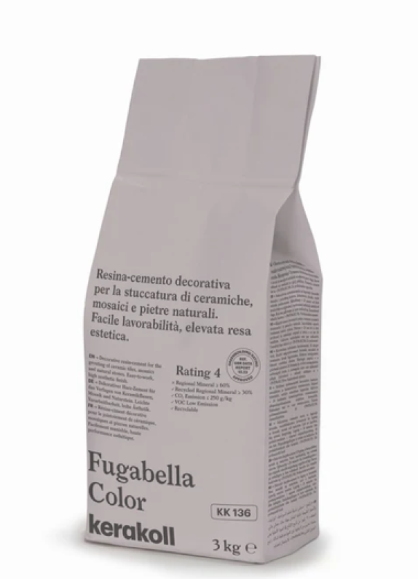 Stucco per fughe Kerakoll Fugabella KK 136 rosa chiaro 3kg
