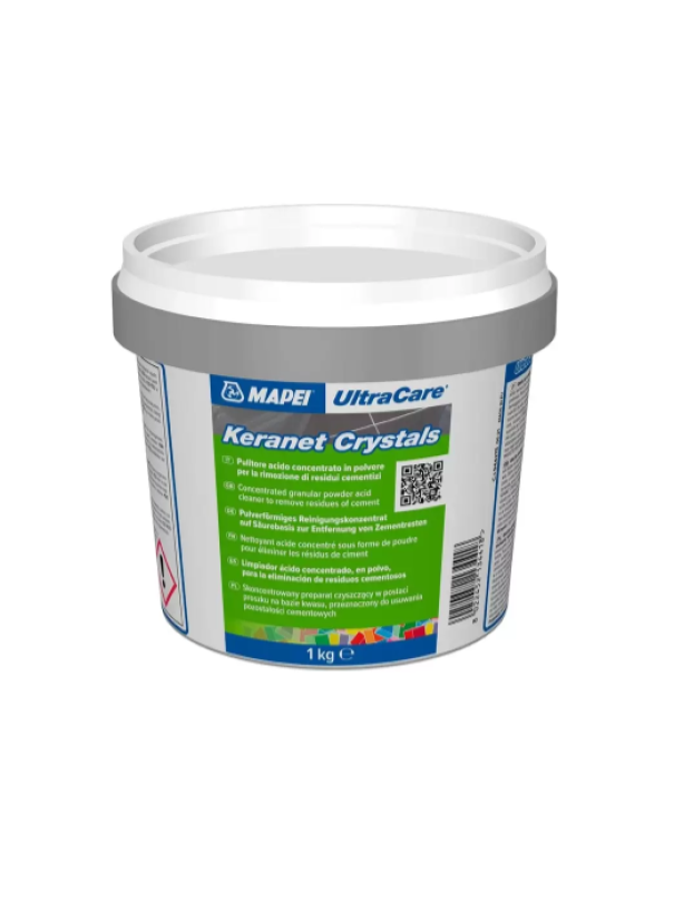 Pulitore concentrato in polvere Mapei Ultracare keranet crystals 1 litro