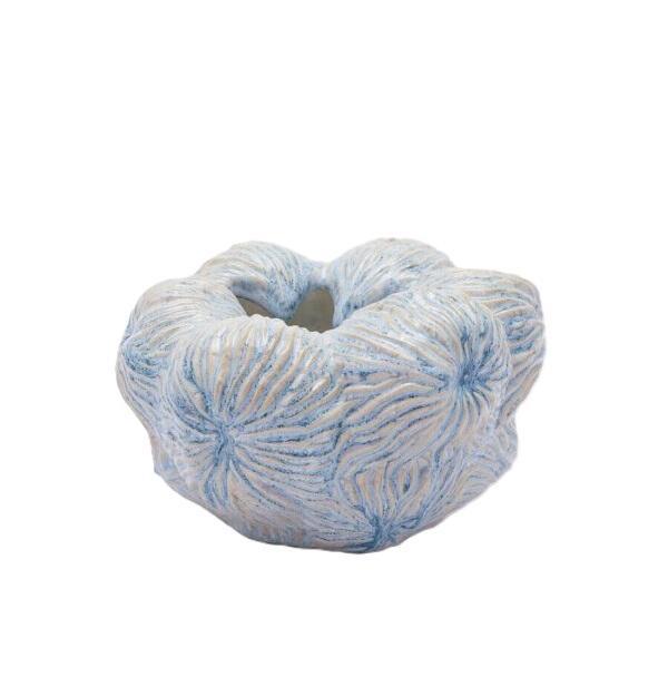 Vaso Chakra marino EDG H12cm D20cm in ceramica