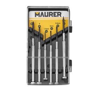 Cacciaviti di precisione  2+ e 4-  art. 83246 6 pezzi