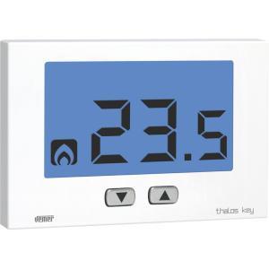Termostato elettronico  ve718300 thalos key bianco da parete a batterie