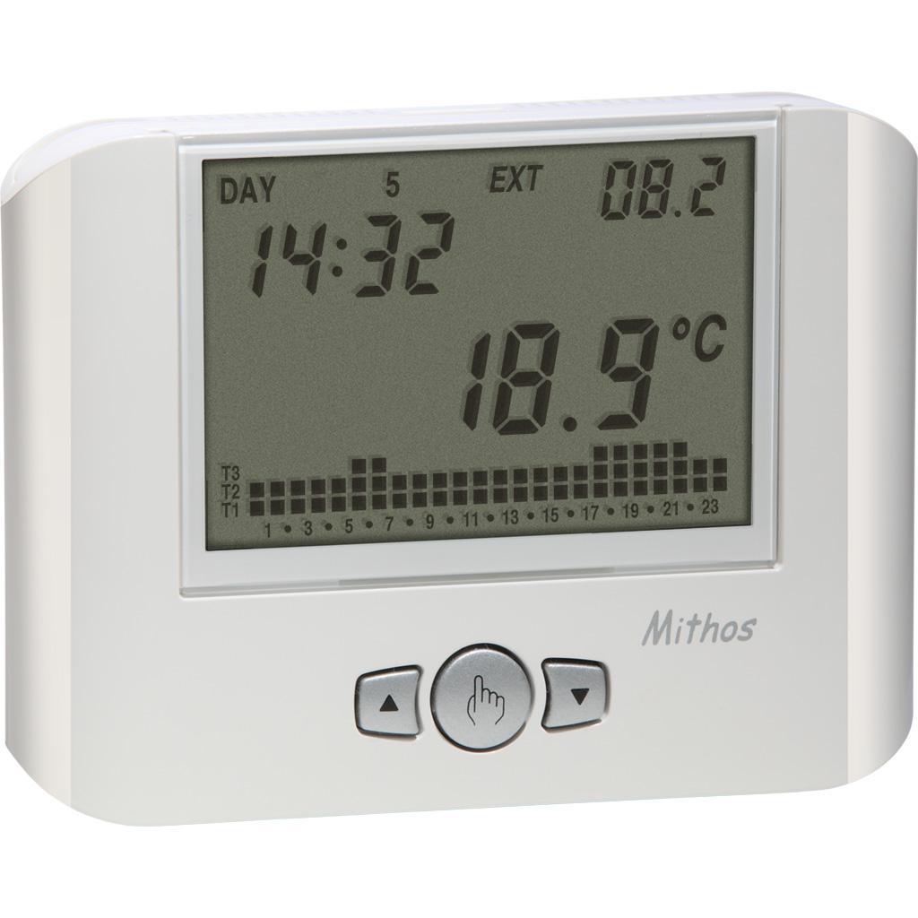 Cronotermostato Vemer Ve769100 Mithos color Wi-Fi bianco da parete